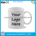 custom white ceramic coffee mugs with logo for giftware
